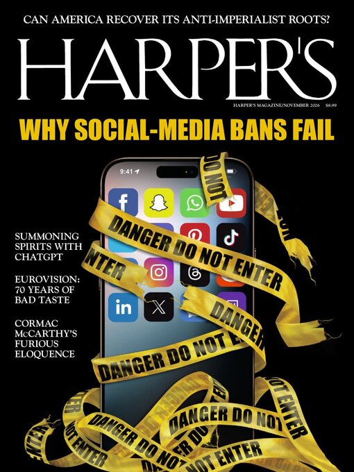 Cover image for Harper's Magazine